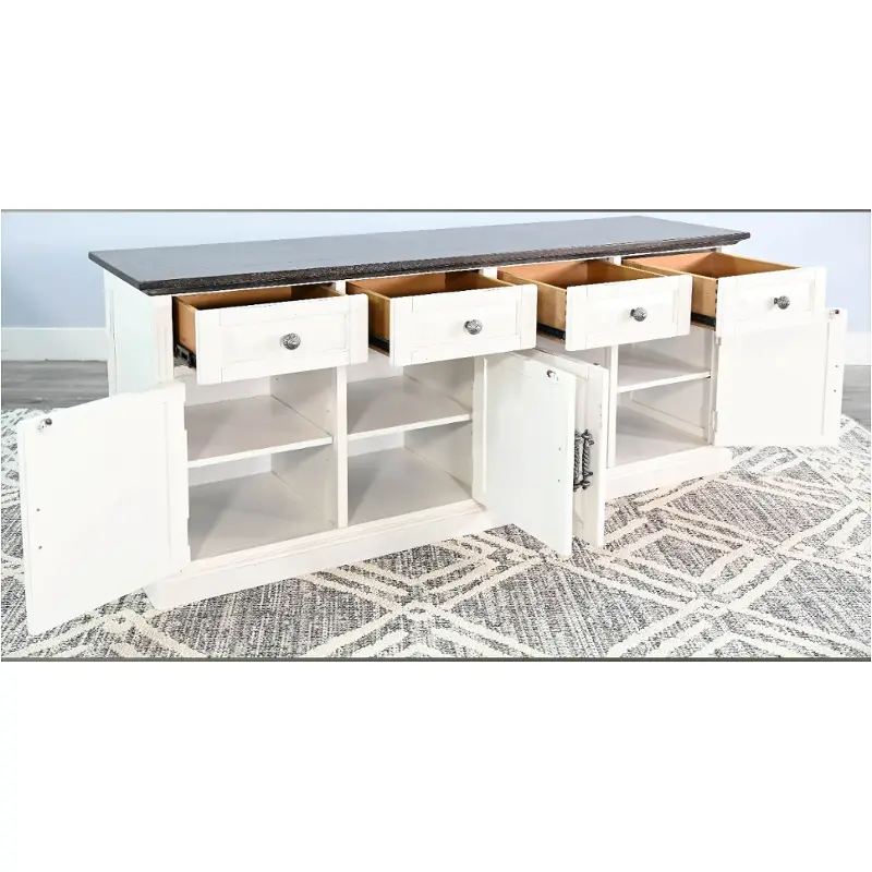 2844ec-c Sunny Designs Carriage House Dining Room Furniture Credenza