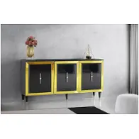 D1982-70-lg-blk Modern Art Furniture Sashi Dining Room Furniture Server