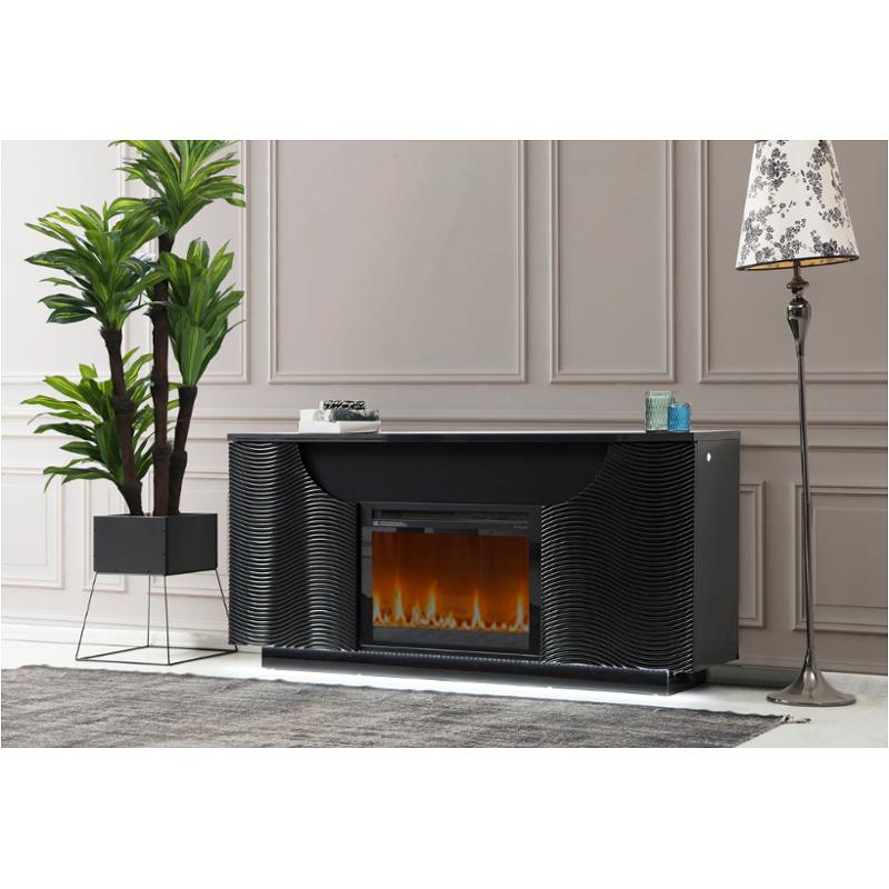 E1847-66-blk-26g Modern Art Furniture Ethan Home Entertainment Furniture Fireplace