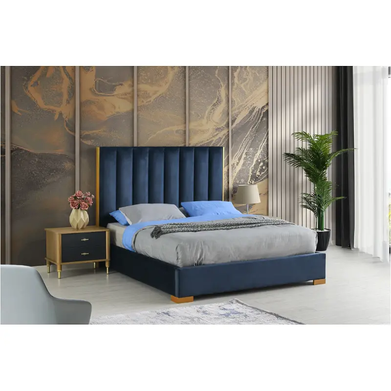 B201-66-1041 Modern Art Furniture Eden Bedroom Furniture Bed