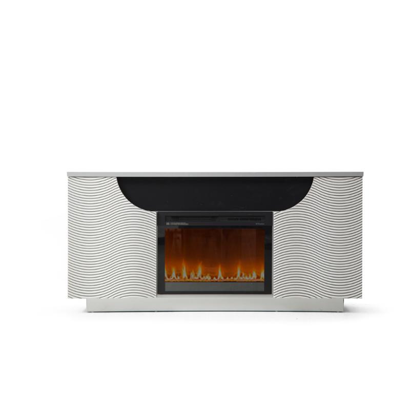 E1847-66-slv-26g Modern Art Furniture Ethan Home Entertainment Furniture Fireplace