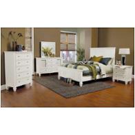 201301q Coaster Furniture Sandy Beach - White Bedroom Furniture Bed