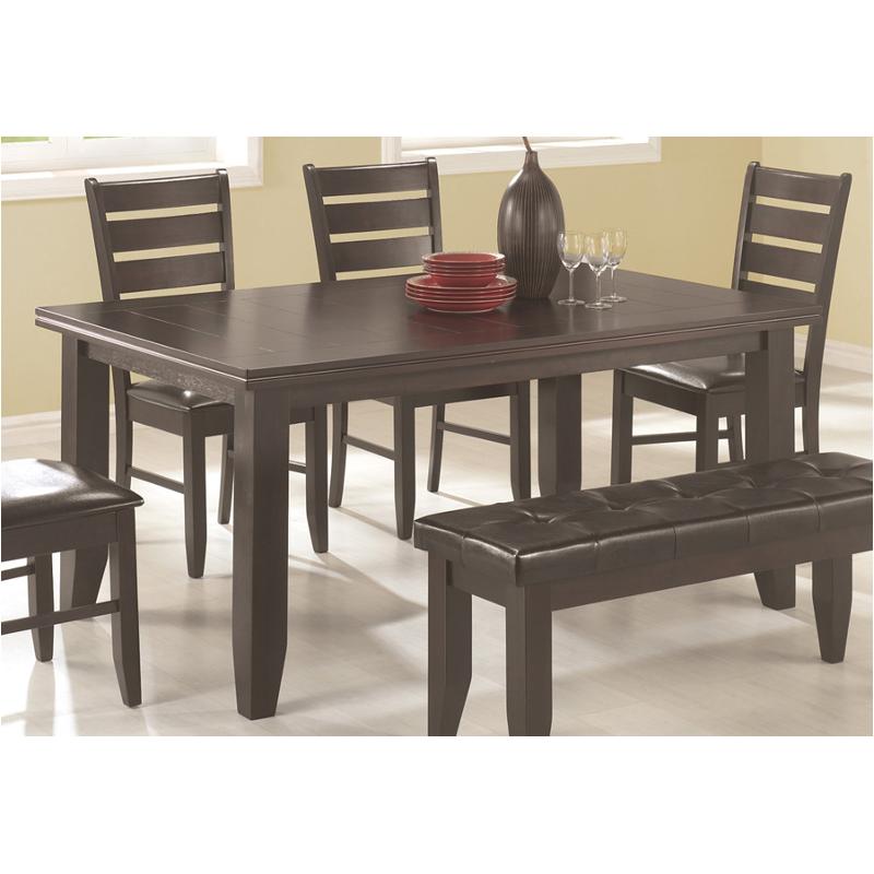 102721 Coaster Furniture Page - Cappuccino Dining Room Furniture Dinette Table