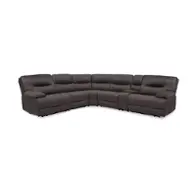 Power Reclining Sectional - Chocolate