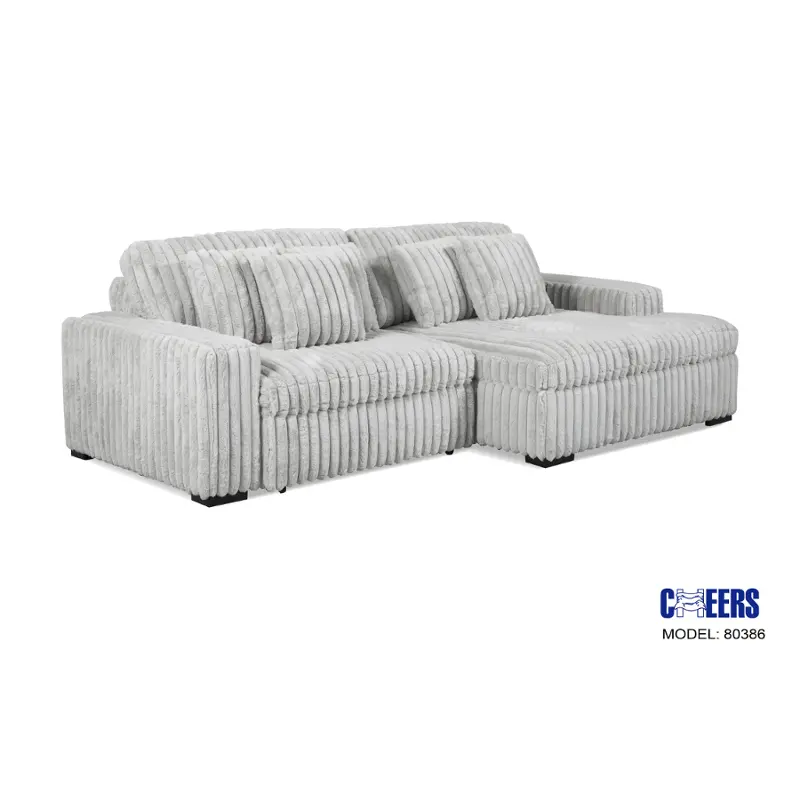 Power Chaise Slider Sectional