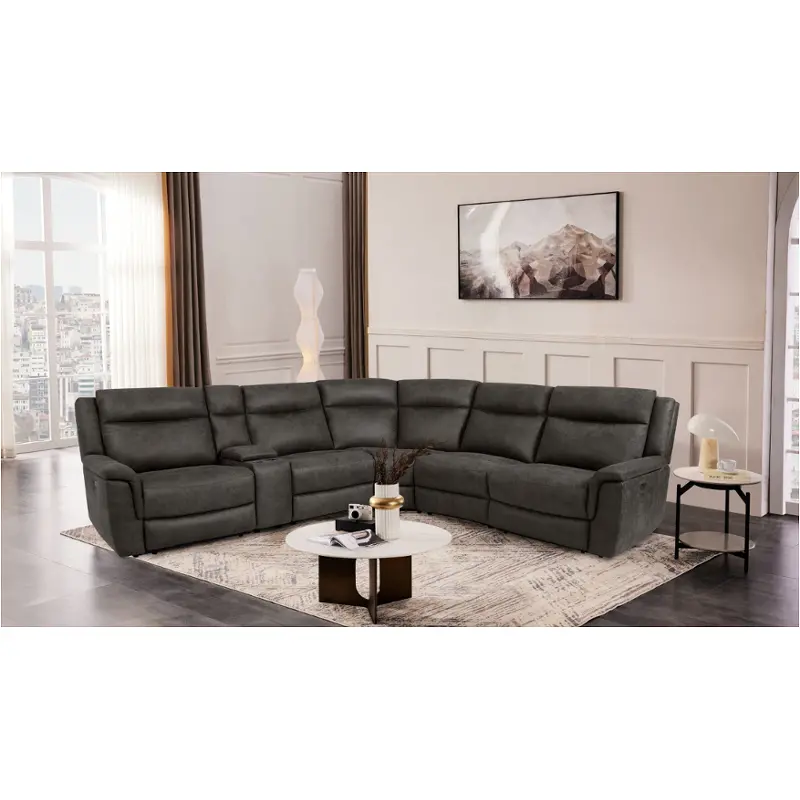 Power Reclining Sectional - Texas Granite