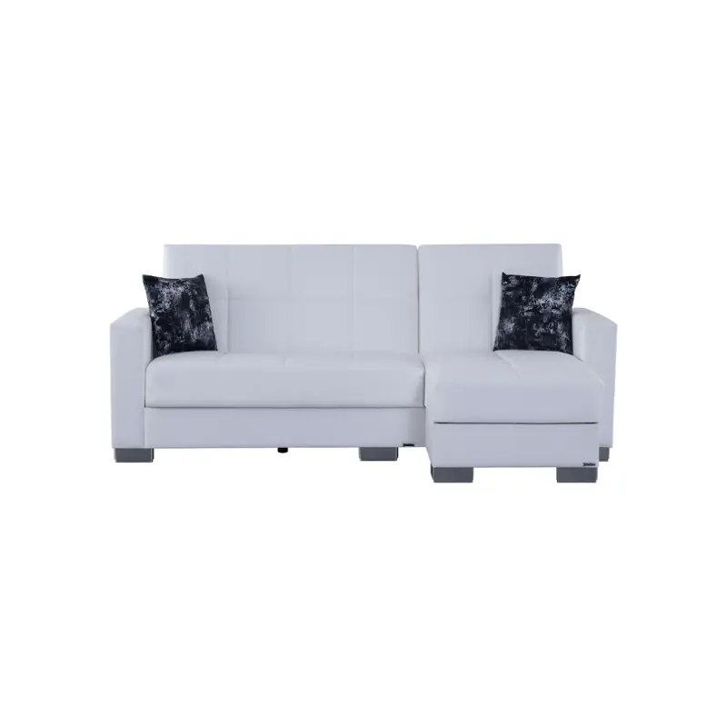 Sectional - White Pu