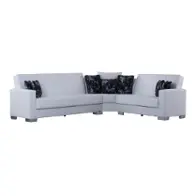 Sectional - White Pu