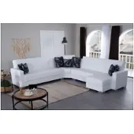 Sectional - White Pu