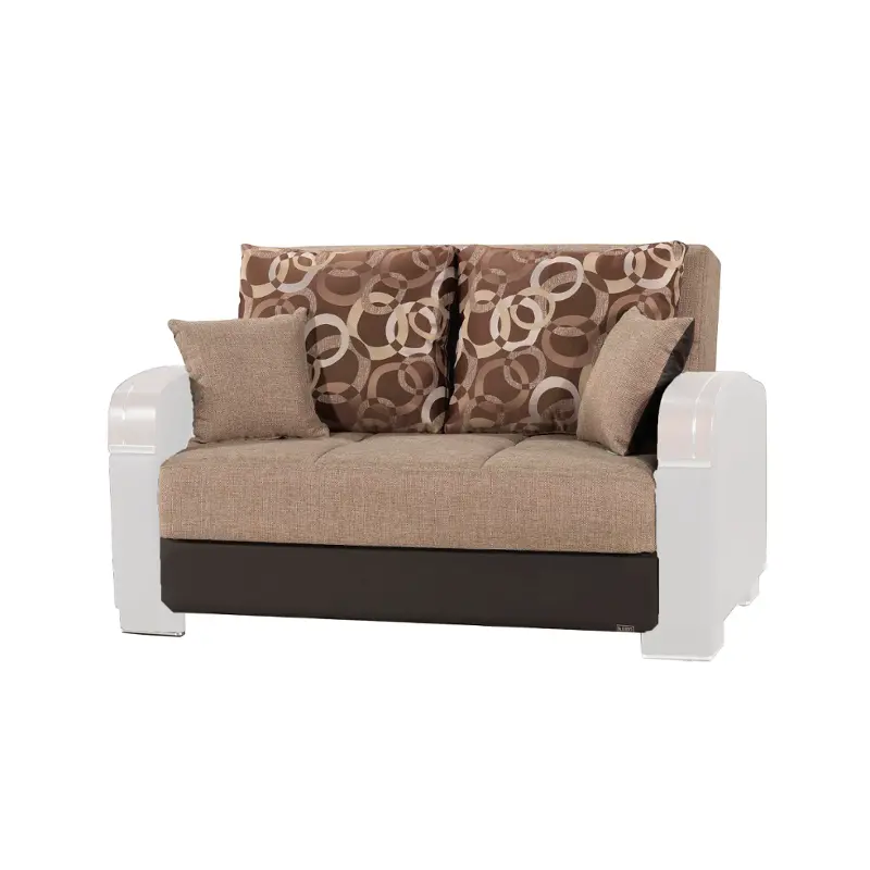 Mobimax-loveseat-bd-14-320-05-181 Kilim Furniture Mobimax - Brown Living Room Furniture Loveseat