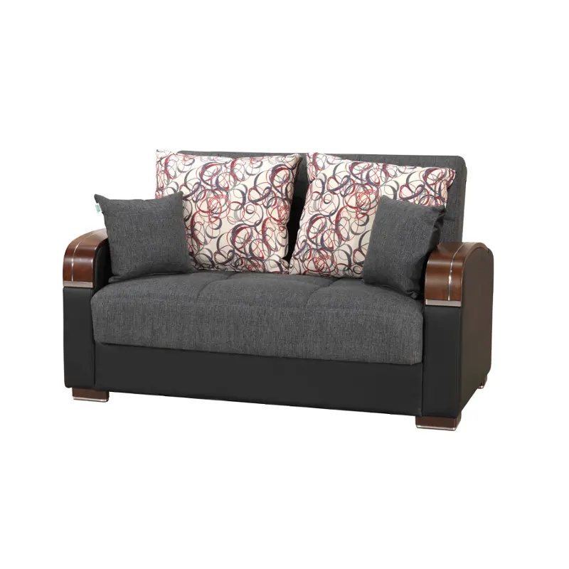 Mobimax-loveseat-07-320-11-181 Kilim Furniture Mobimax - Gray Living Room Furniture