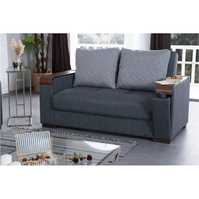 Ariana-loveseat-07-320 Kilim Furniture Ariana - Gray Living Room Furniture