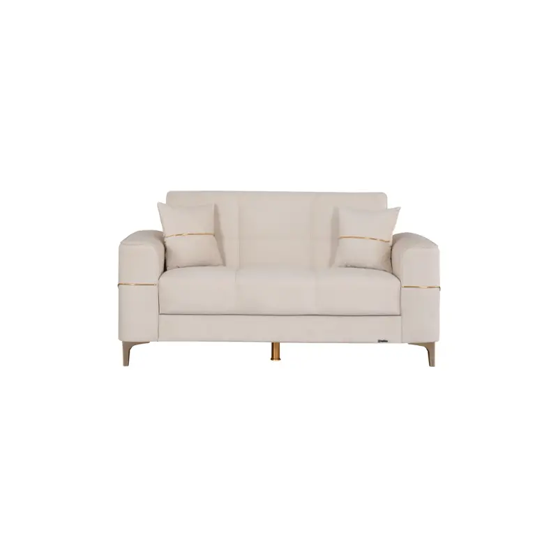 Vogel-loveseat-45-911 Kilim Furniture Vogel - Cream Living Room Furniture Loveseat