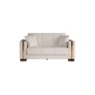 Mydas-loveseat-45-911 Kilim Furniture Mydas - Cream Living Room Furniture Loveseat