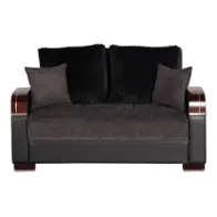 Mobimax-loveseat-26-958-11-181 Kilim Furniture Mobimax - Charcoal Living Room Furniture Loveseat