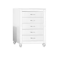 52649-ch Bella Furniture Calipso - White Bedroom Furniture Chest