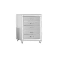 52648-ch Bella Furniture Calipso - Silver Bedroom Furniture Chest