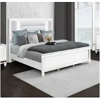 52649k-bed Bella Furniture Calipso - White Bedroom Furniture Bed