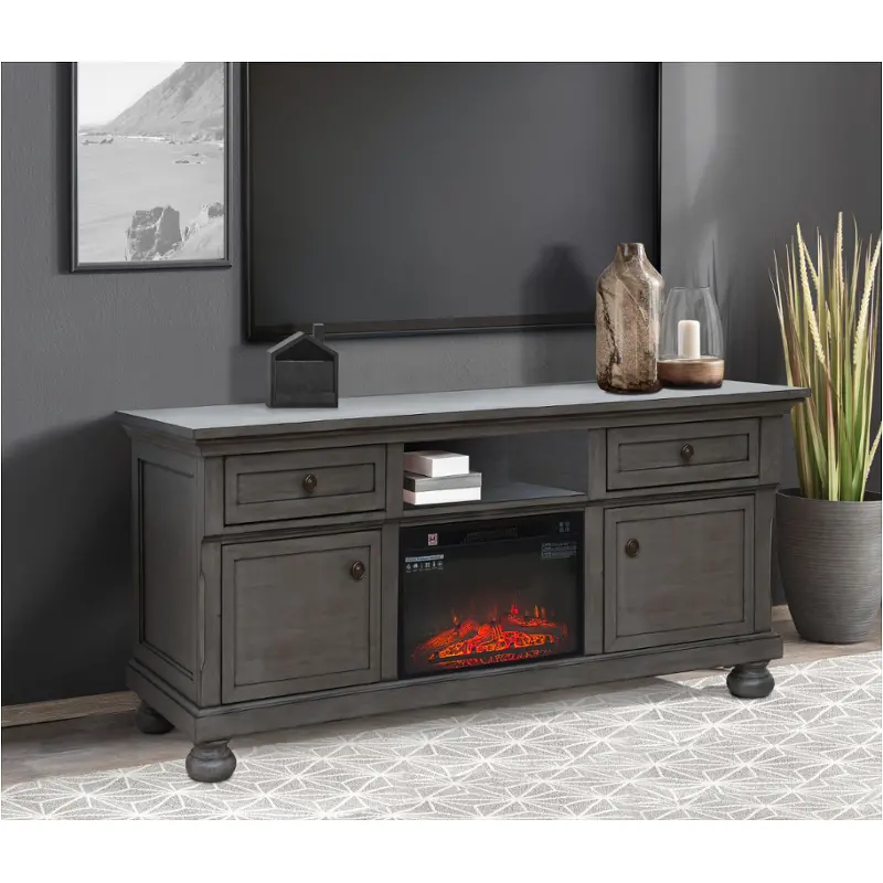 Sp000-verona-gr-1c Bella Furniture Verona Home Entertainment Furniture Fireplace