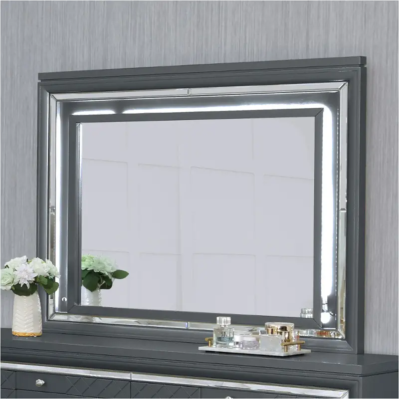 52684-mr Bella Furniture Carlyle Bedroom Furniture Mirror