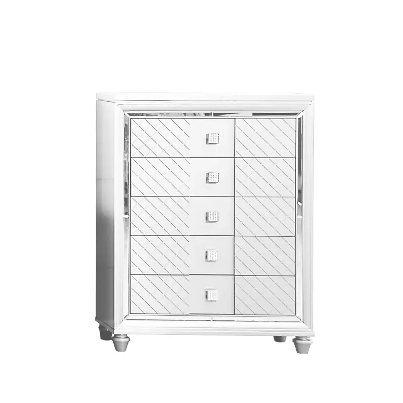 52685-ch Bella Furniture Carlyle - White Bedroom Furniture Chest