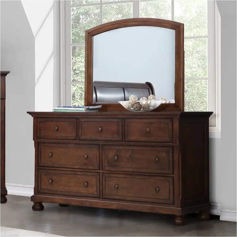 52738-dr Bella Furniture Verona - Cherry Bedroom Furniture Dresser