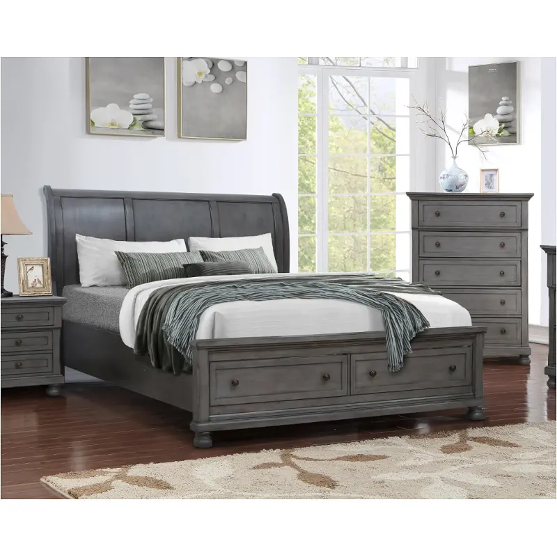 52736q Bed Bella Furniture Verona - Grey Bedroom Furniture Bed