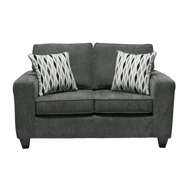 1818-delano-grey-ls Minhas Furniture 1818 - Delano Gray Living Room Furniture Loveseat