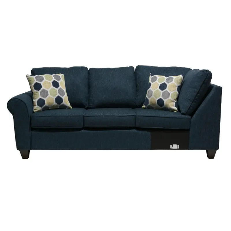 6808-dante-blue-lhf-s Minhas Furniture Living Room Furniture Sectional