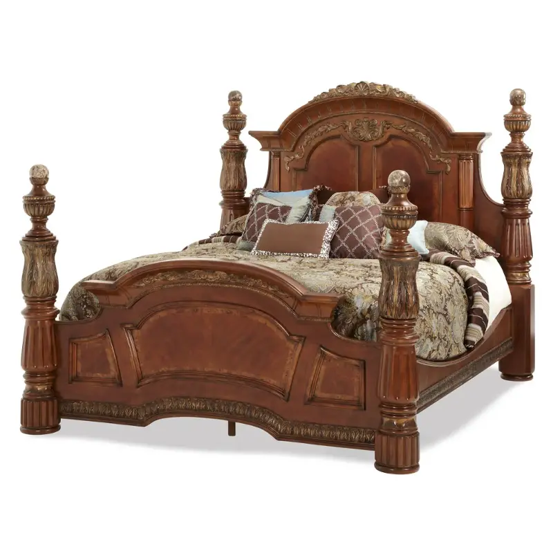 72025-55 Aico Furniture Villa Valencia Bedroom Furniture Bed