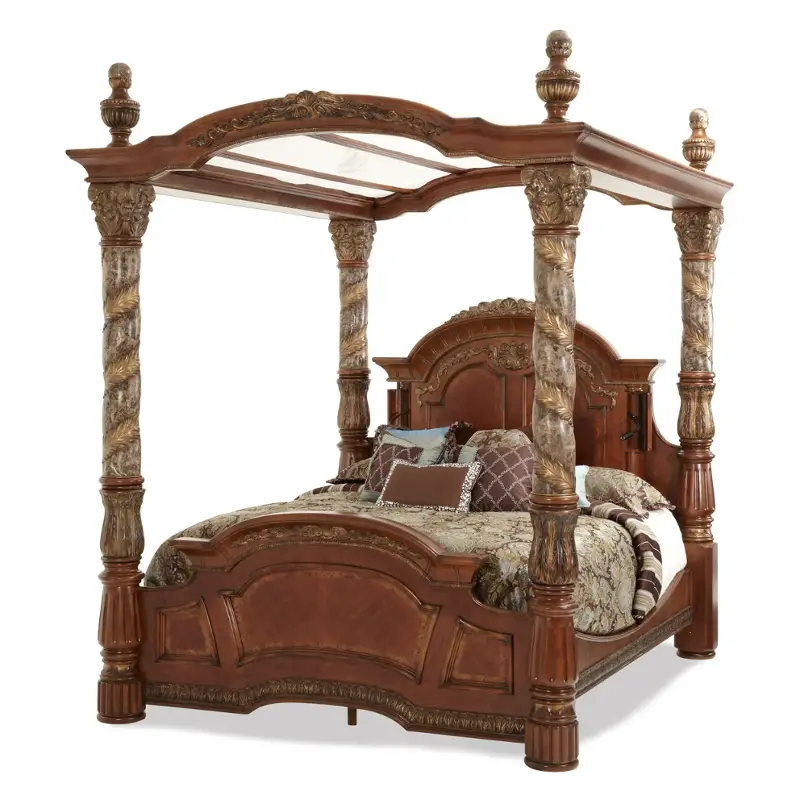 72139-55 Aico Furniture Villa Valencia Bedroom Furniture Bed