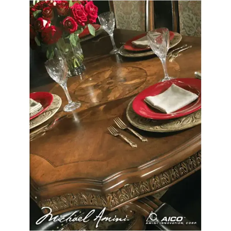 72002t-55 Aico Furniture Villa Valencia Dining Room Furniture Dining Table