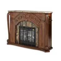 67220-52 Aico Furniture Oppulente Sienna Spice Home Entertainment Furniture Fireplace