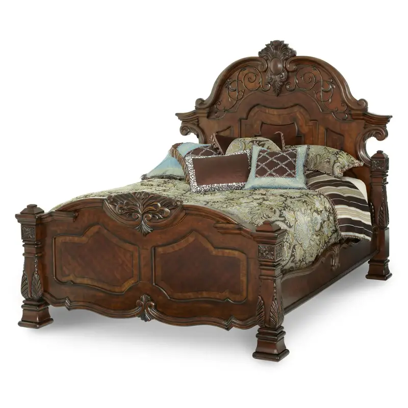 70032-54 Aico Furniture Windsor Court Bedroom Furniture Bed