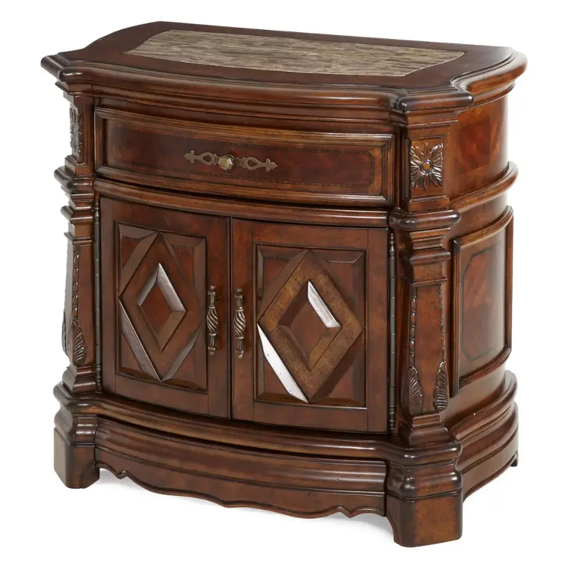 70040-54 Aico Furniture Windsor Court Bedroom Furniture Nightstand