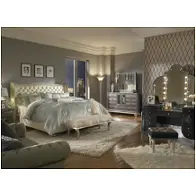 03012-14 Aico Furniture Hollywood Swank Bedroom Furniture Bed