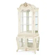 54505b-04 Aico Furniture Lavelle Blanc Dining Room Furniture Curio