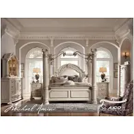 53015r-03-cn Aico Furniture Monte Carlo Ii Bedroom Furniture Bed