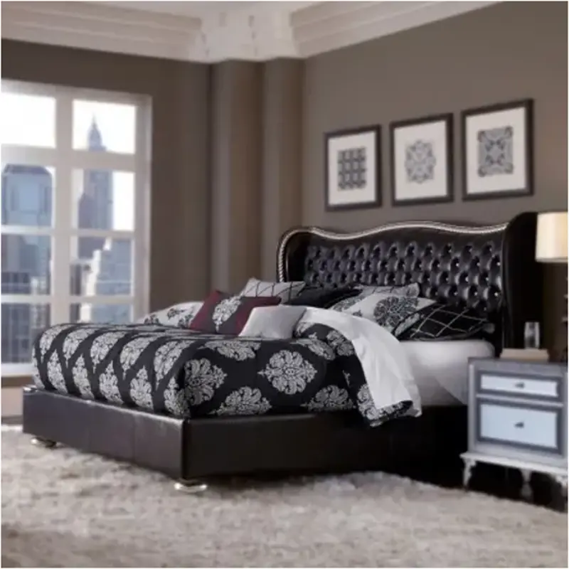 03014-87-ck Aico Furniture Hollywood Swank - Starry Night Bedroom Furniture Bed