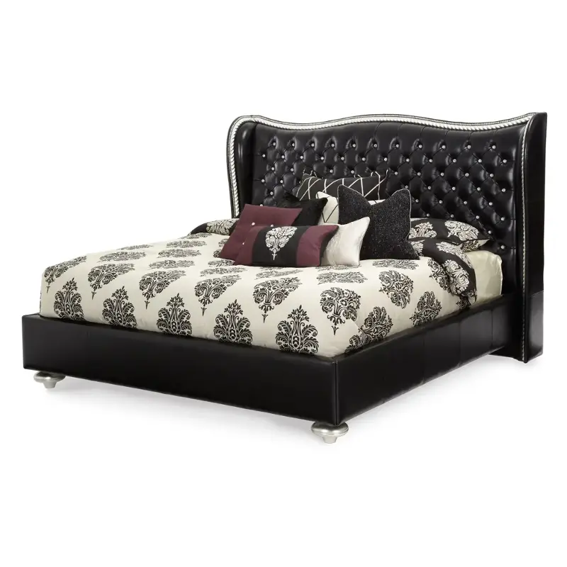 03134-87 Aico Furniture Hollywood Swank - Starry Night Bedroom Furniture Bed