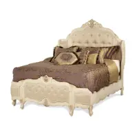 54012nf-04 Aico Furniture Lavelle Blanc Bedroom Furniture Bed