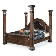 53010r-46 Aico Furniture Monte Carlo Ii Bedroom Furniture Bed