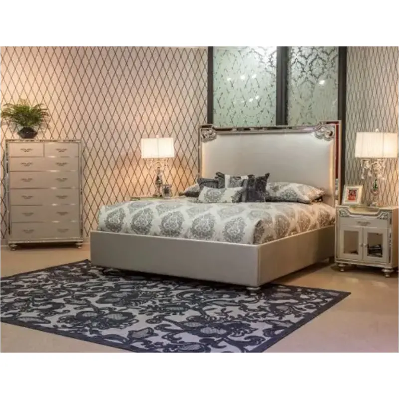 9002014-201-ck Aico Furniture Bel Air Park Bedroom Furniture Bed