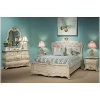 9022614-04 Aico Furniture Lavelle Cottage - Blanc Bedroom Furniture Bed