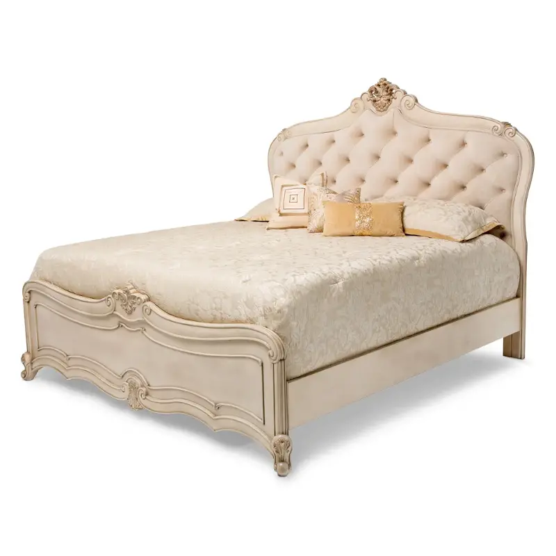 9022634-04 Aico Furniture Lavelle Cottage - Blanc Bedroom Furniture Bed