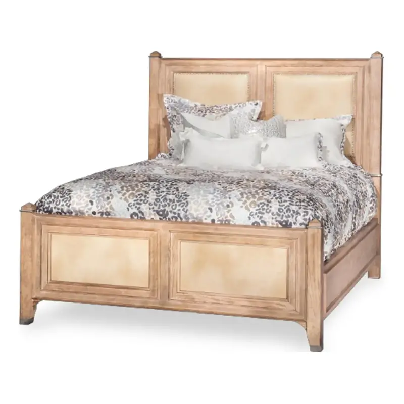 80100-102 Aico Furniture Biscayne West - Sand Bedroom Furniture Bed