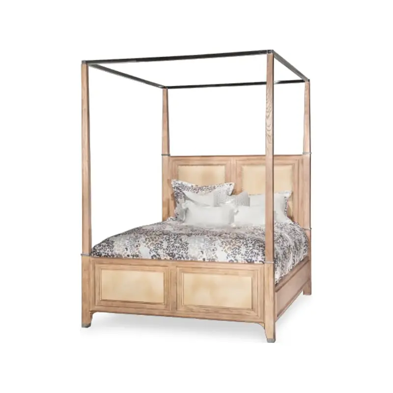 80130-00 Aico Furniture Biscayne West - Sand Bedroom Furniture Bed