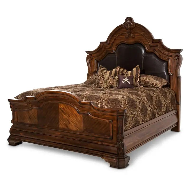 34022-34 Aico Furniture Tuscano - Melange Bedroom Furniture Bed