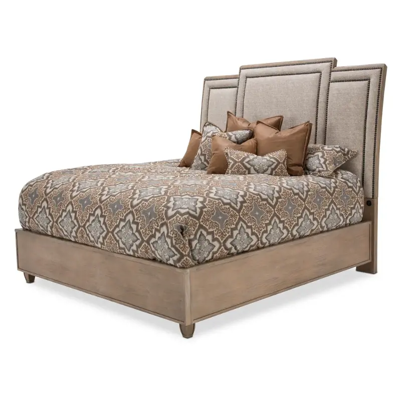 9080132-100 Aico Furniture Tangier Coast Bedroom Furniture Bed