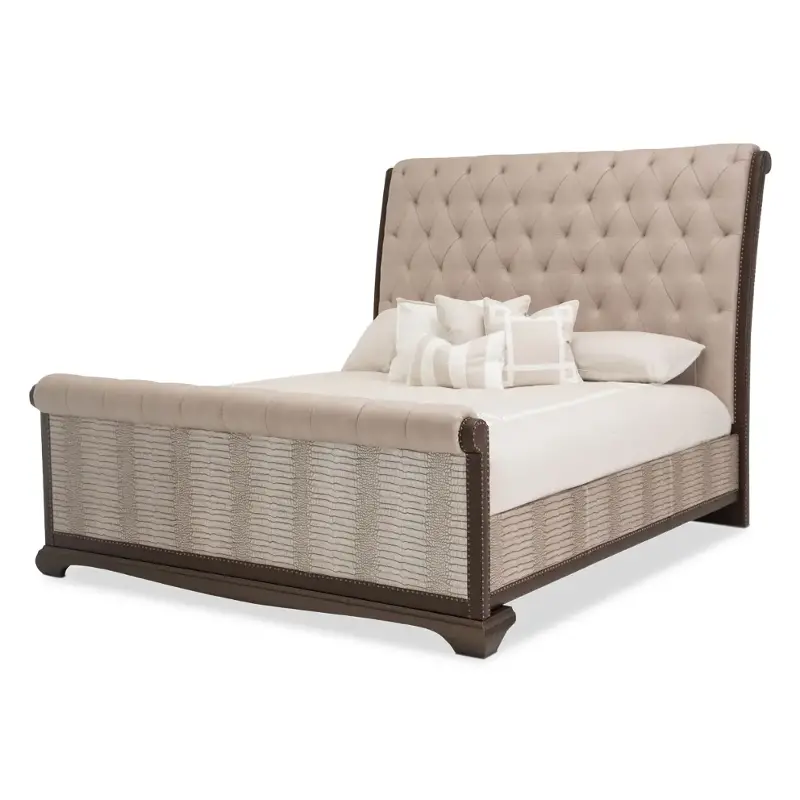 9026622-110 Aico Furniture Valise Bedroom Furniture Bed